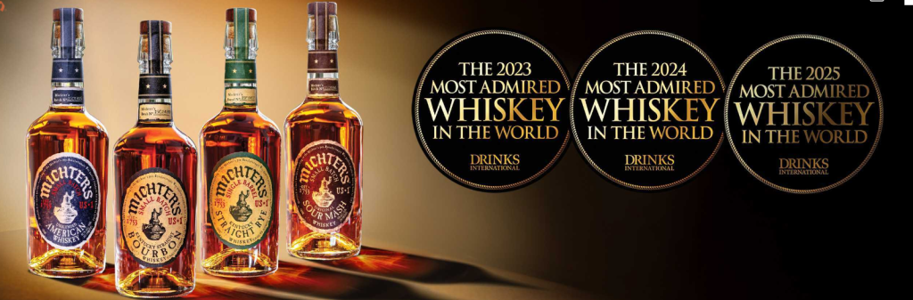 Michter’s, whisky más admirado del mundo por cuarto año consecutivo, junto a sus principales expresiones Título